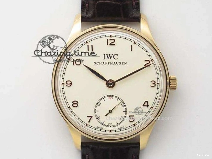 MIROTIME 0212 Affordable Portuguese Real PR Real Annual Calendar IW5035 ZF 1:1 Best Edition White Dial Blue Markers on Blue Leather Strap A 7143